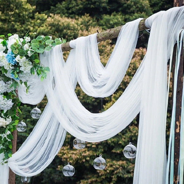 Sheer Organza Tulle Roll for Wedding Decor