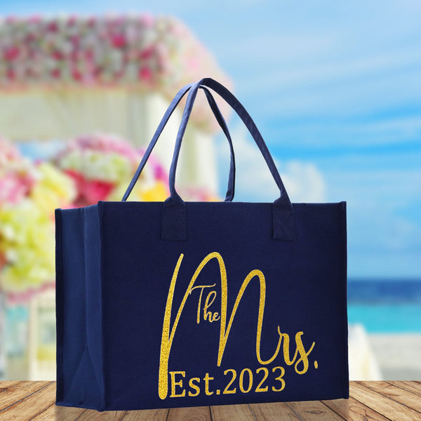 The Mrs. Gold Print Tote Bag