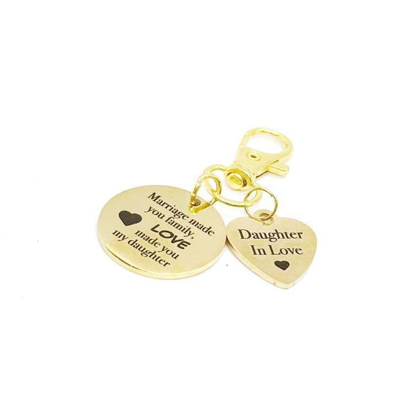 Stepdaughter Keychain, Marriage Made You Family