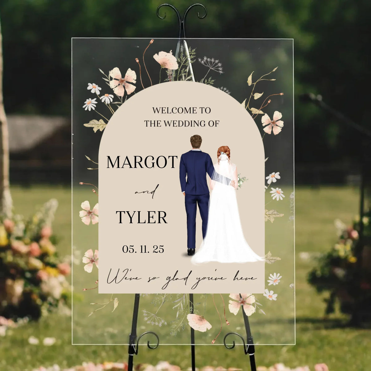 Personalized Acrylic Welcome Plaque