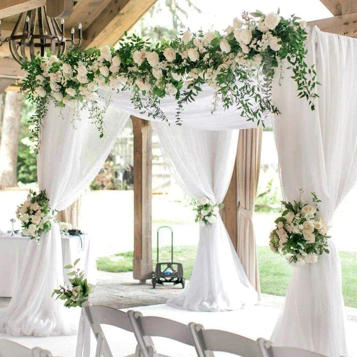 Sheer Organza Tulle Roll for Wedding Decor