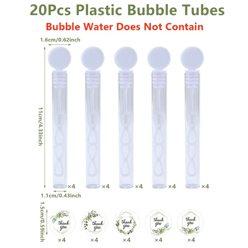 Wedding Bubble Favor Bottles