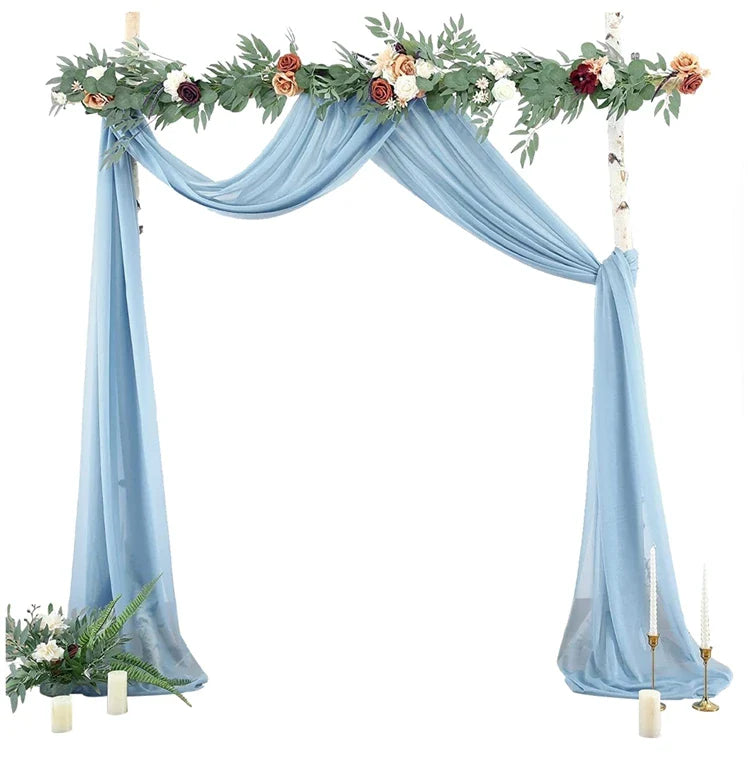 Chiffon Wedding Arch Drape