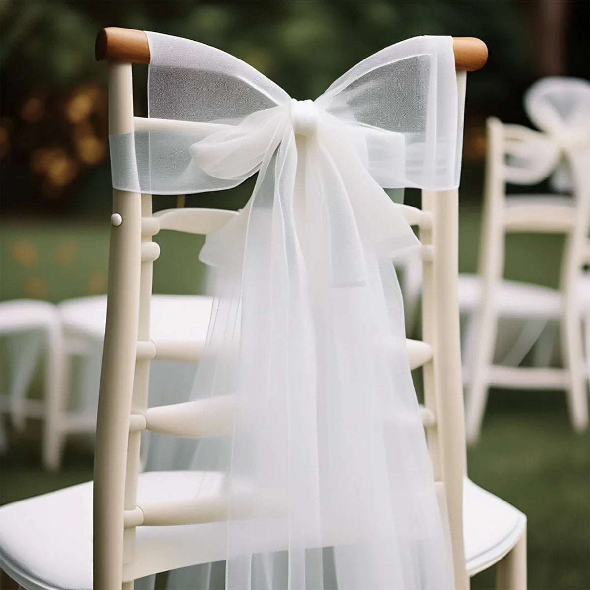 Sheer Organza Tulle Roll for Wedding Decor