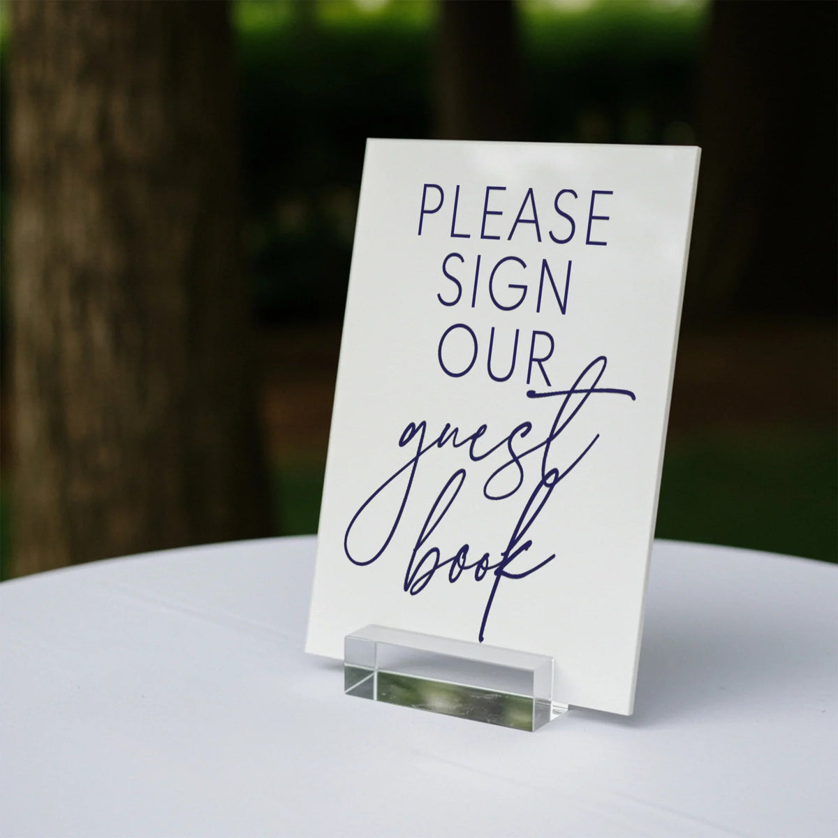 Guestbook Wedding Table Sign