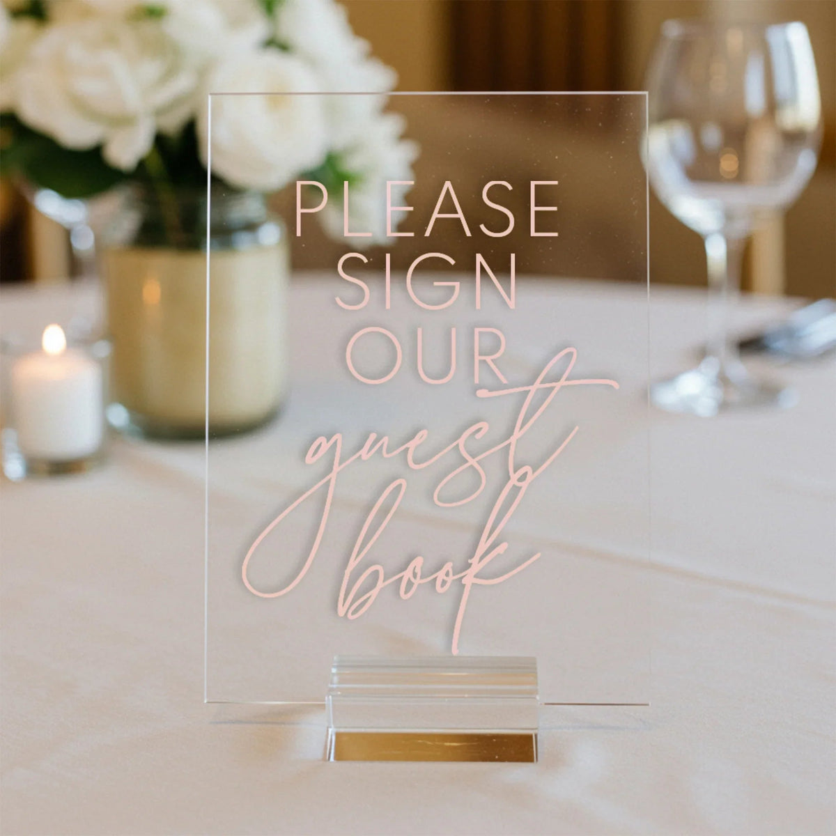 Guestbook Wedding Table Sign