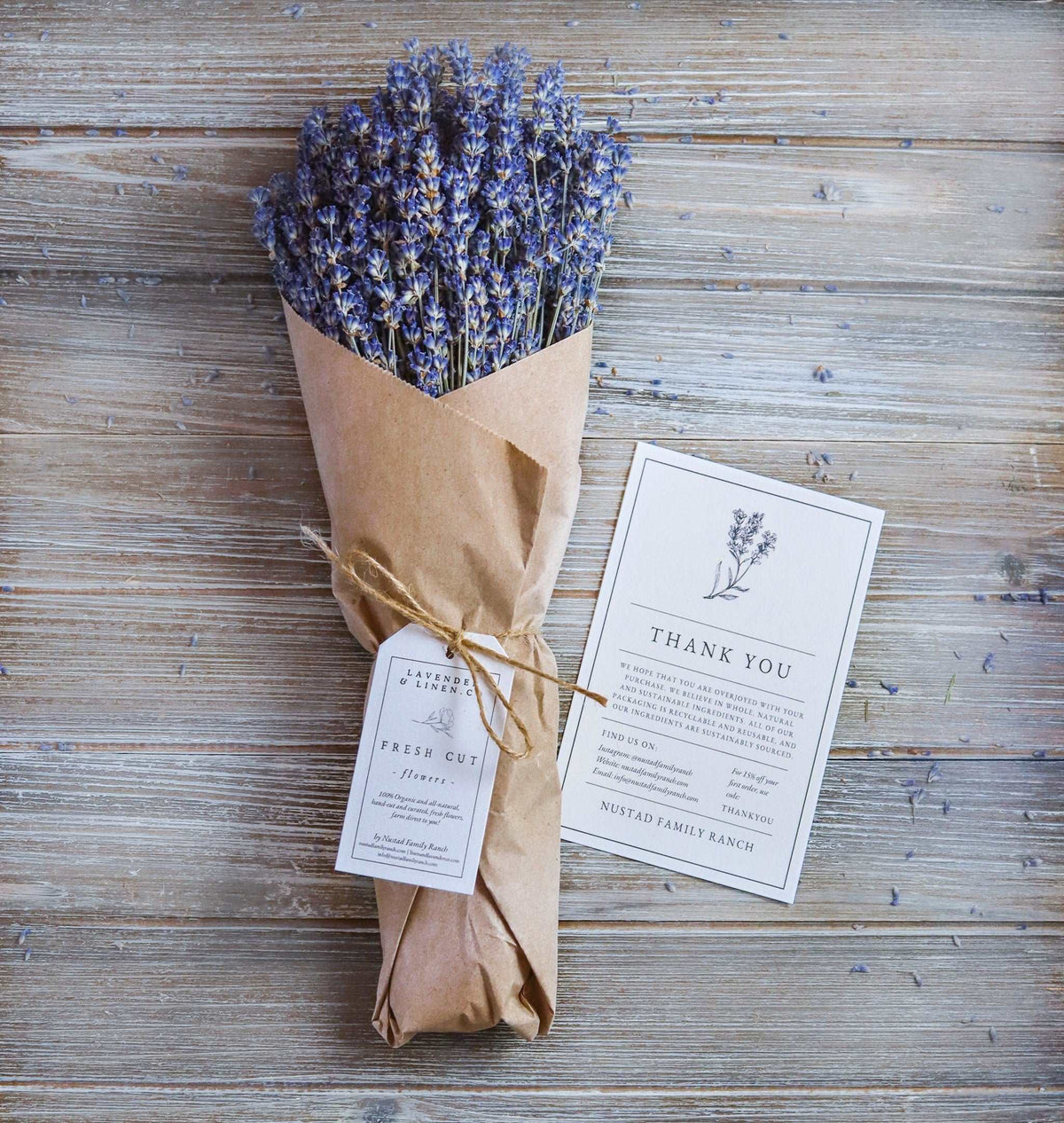 Dried Lavender Bundle