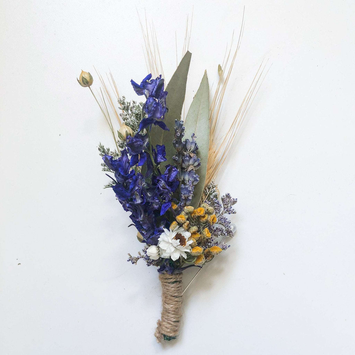 Dried Sunflower and Eucalyptus Bouquet