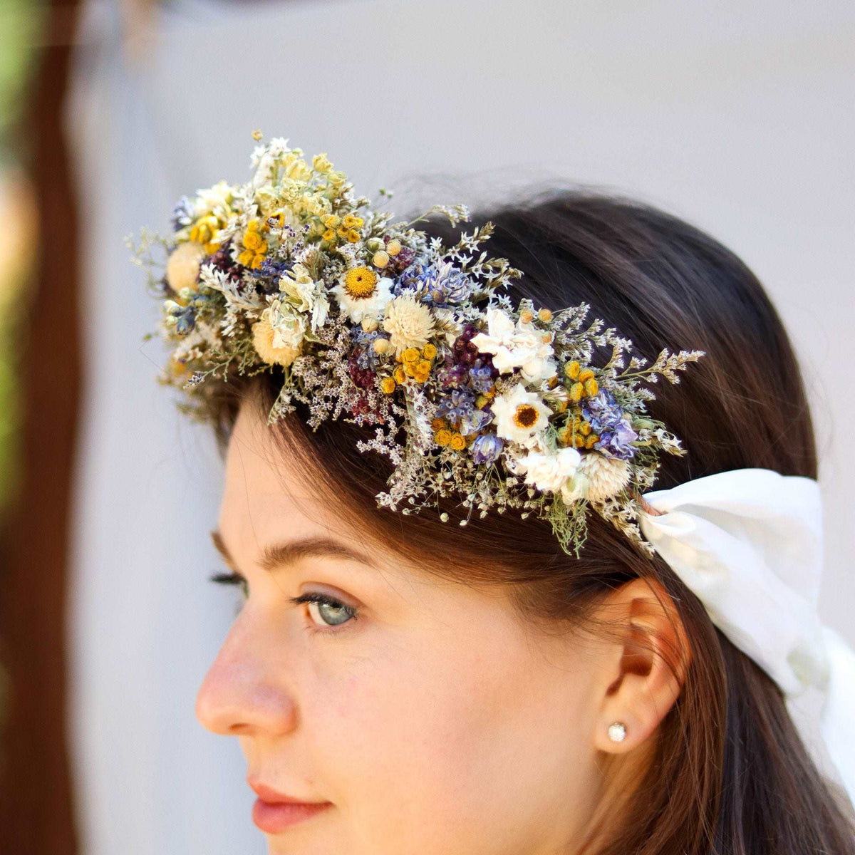 Eucalyptus and Dried Lavender Boutonniere