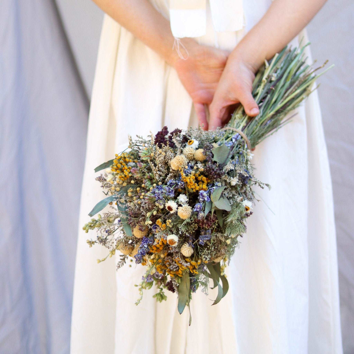 Eucalyptus and Dried Lavender Hair Comb