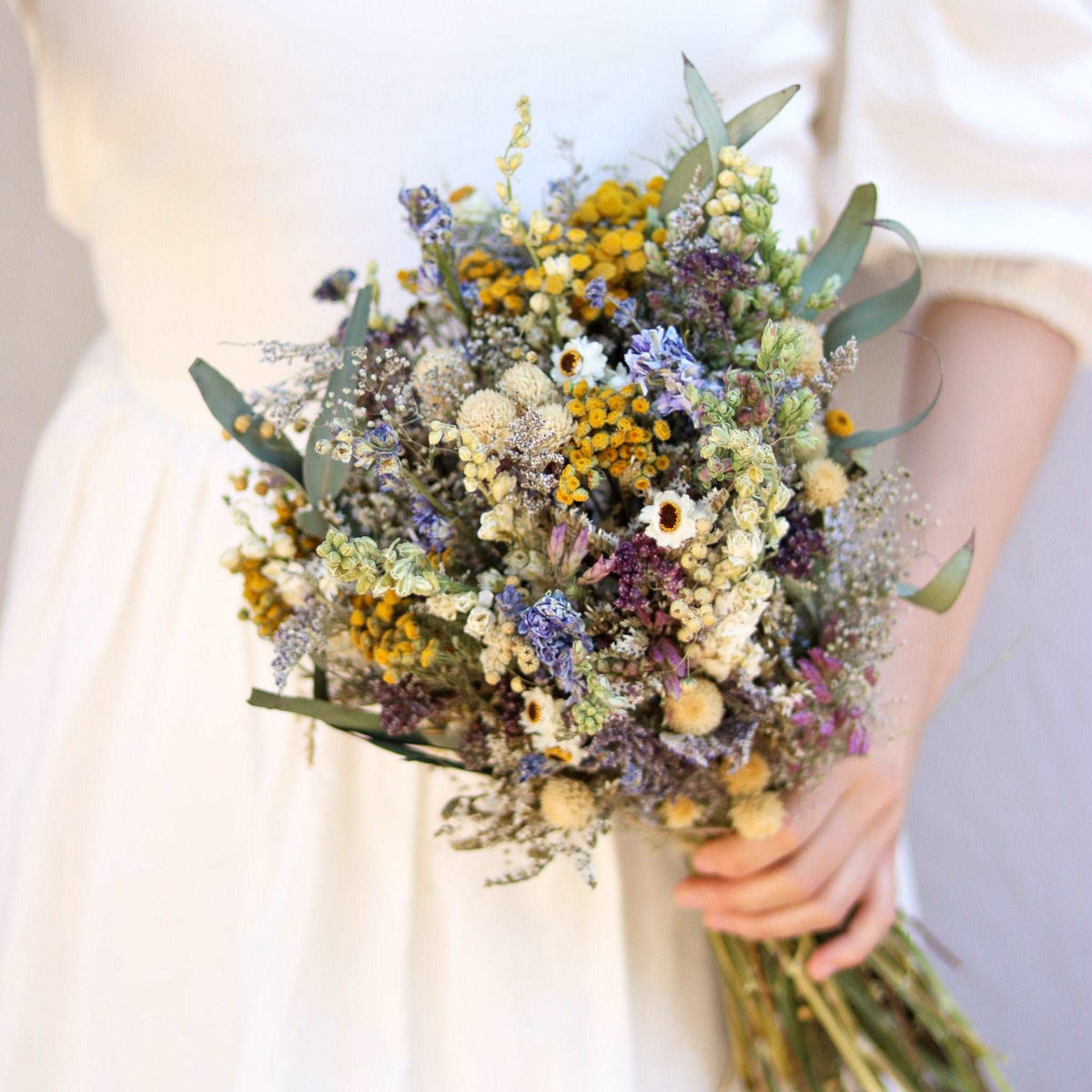 Eucalyptus and Dried Lavender Hair Comb