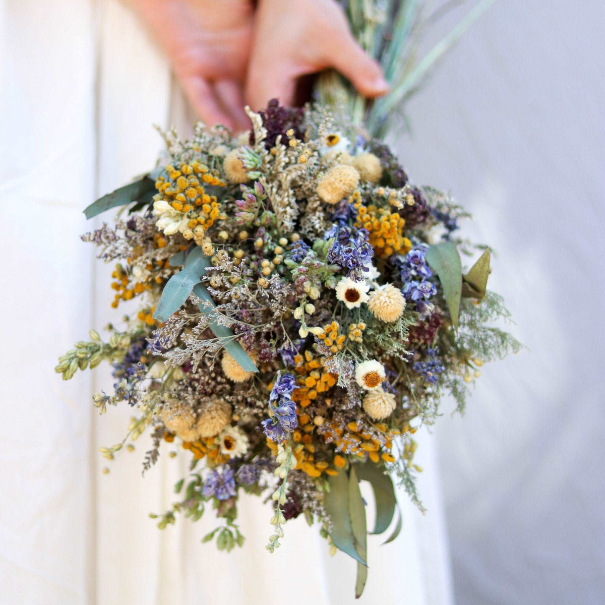 Eucalyptus and Dried Lavender Hair Comb