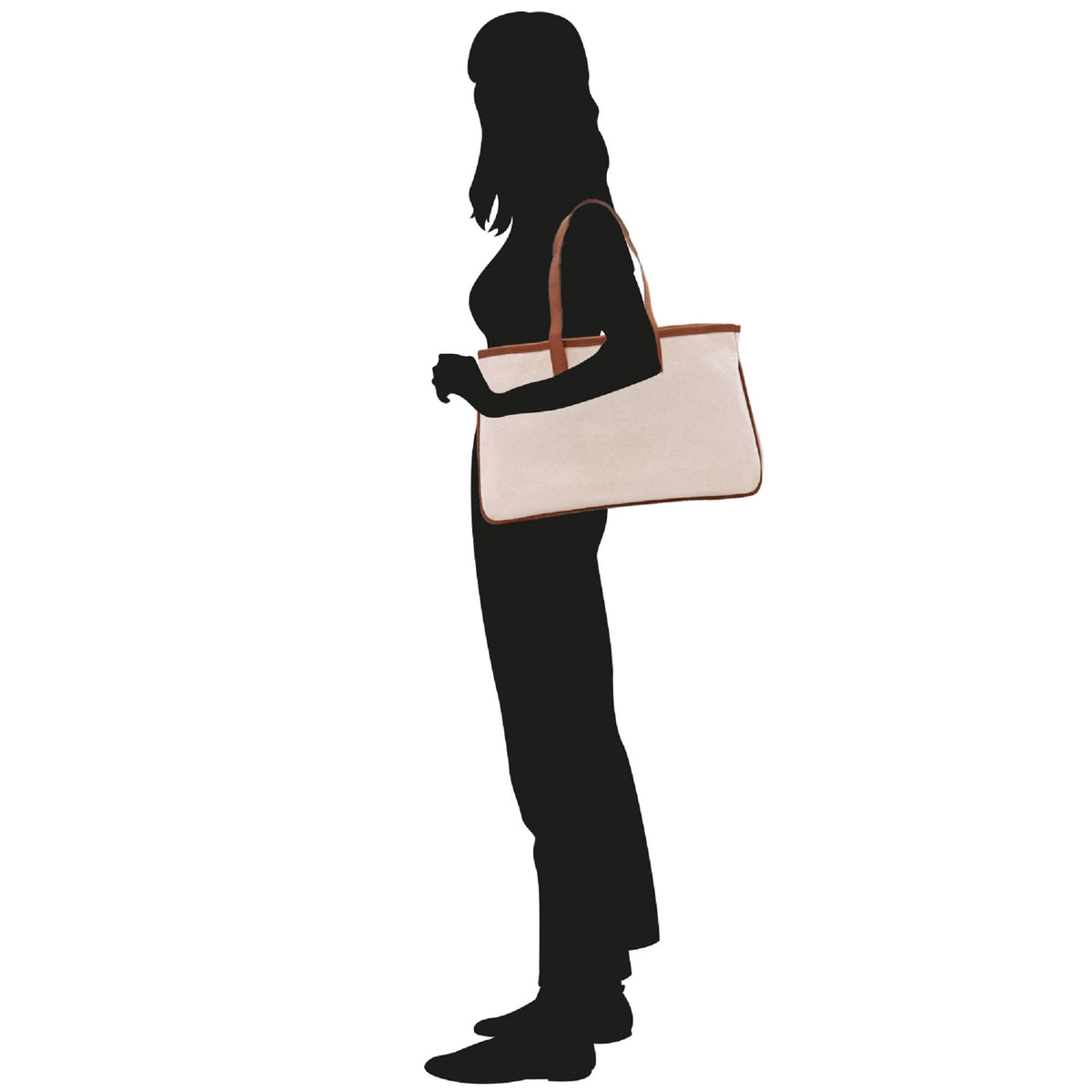 Personalized Embroidered Initials Tote Bag