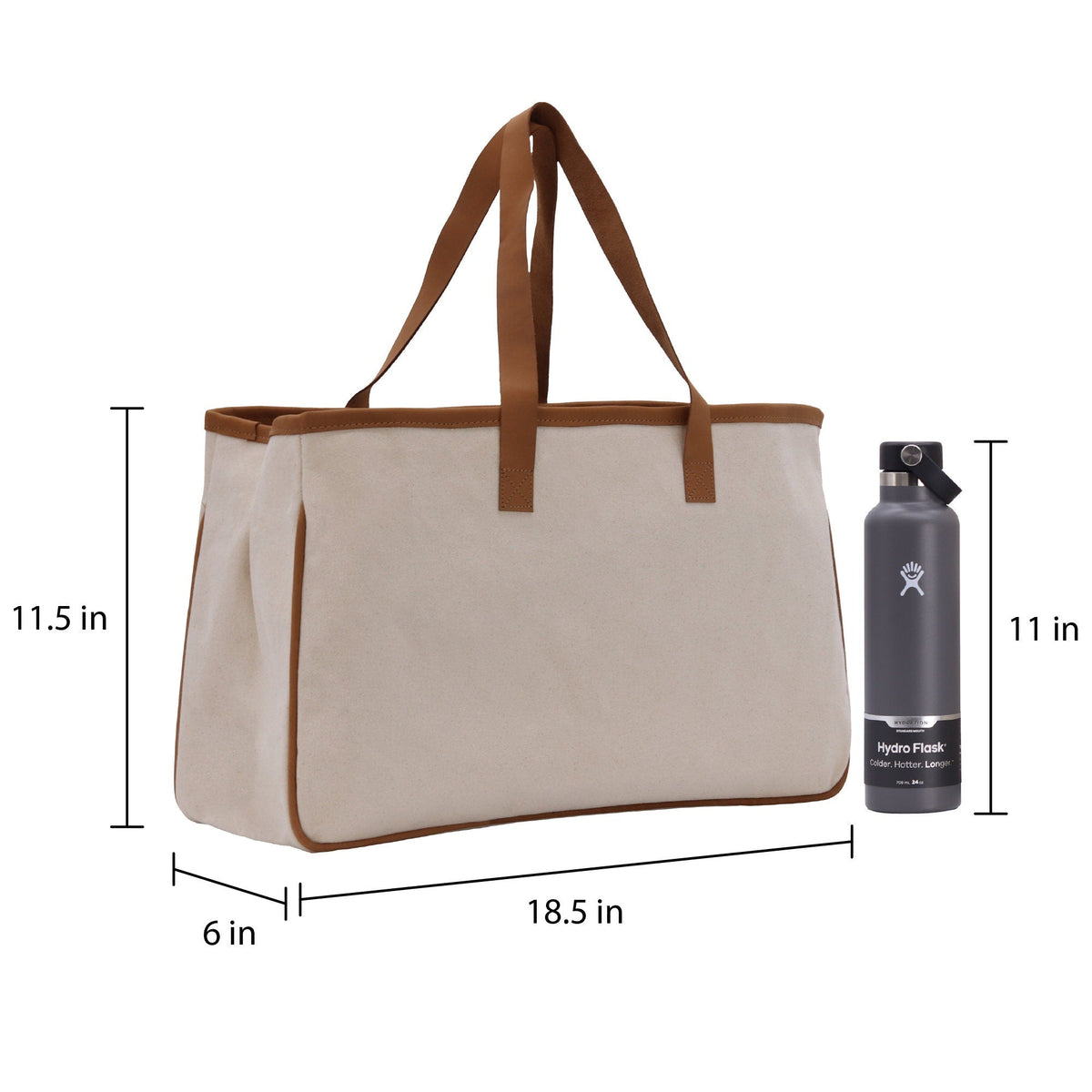 Personalized Embroidered Initials Tote Bag