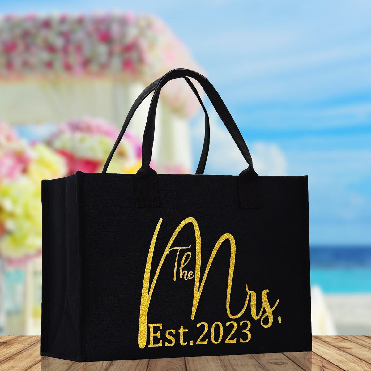 The Mrs. Gold Print Tote Bag