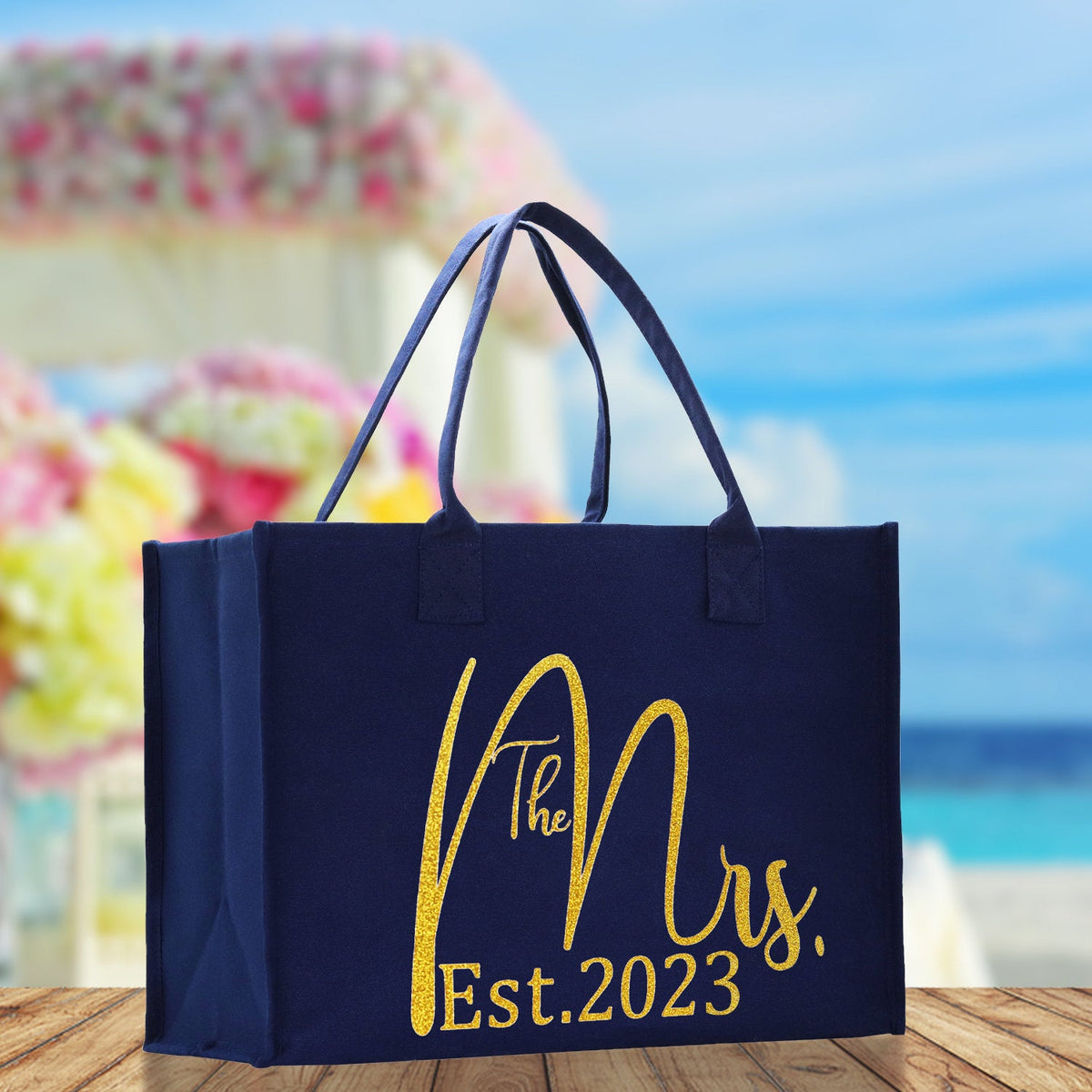The Mrs. Gold Print Tote Bag