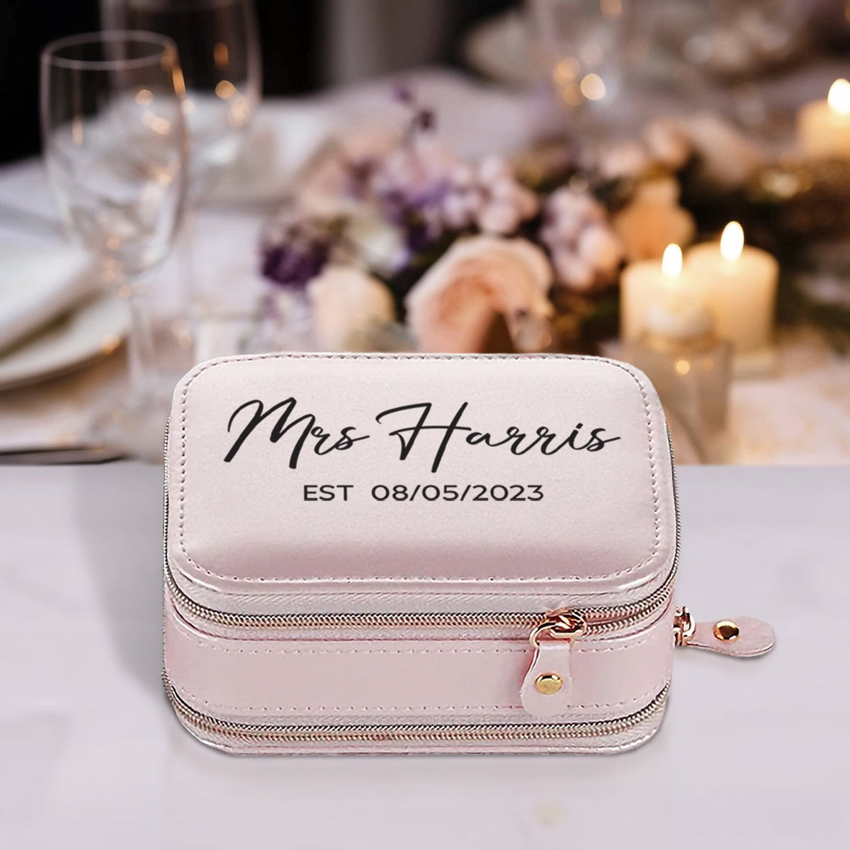 Personalized Mrs. Jewelry Box
