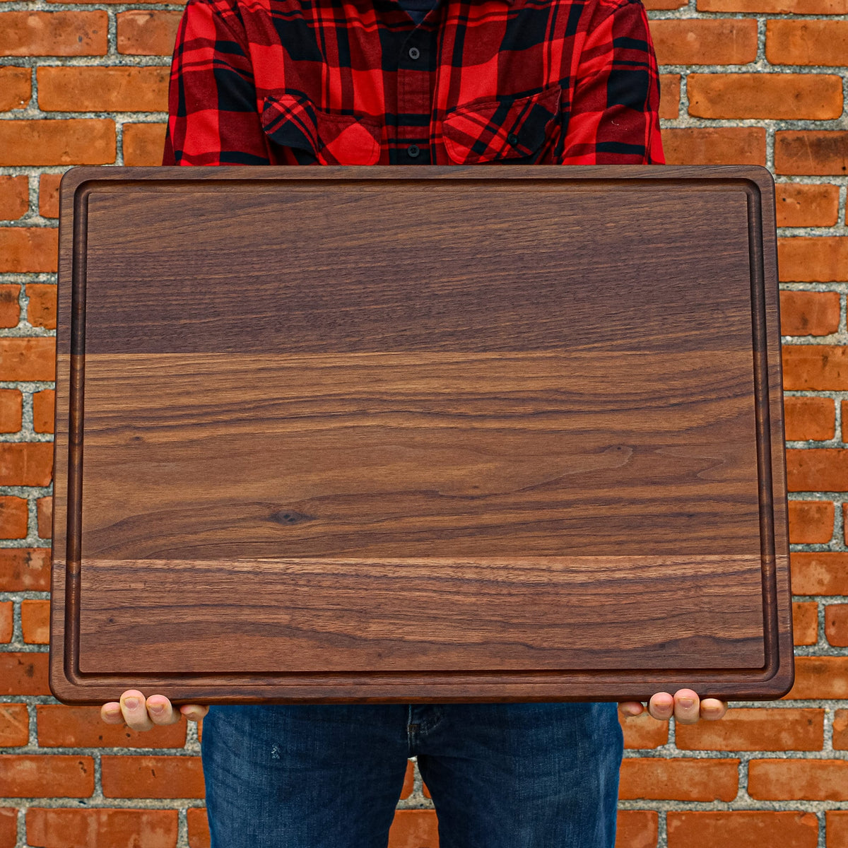 Personalized Thick Wood Cutting Board, Extra Large