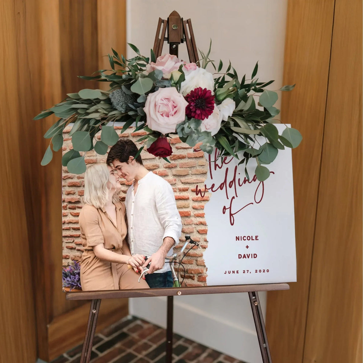 Photo Swash Wedding Welcome Sign