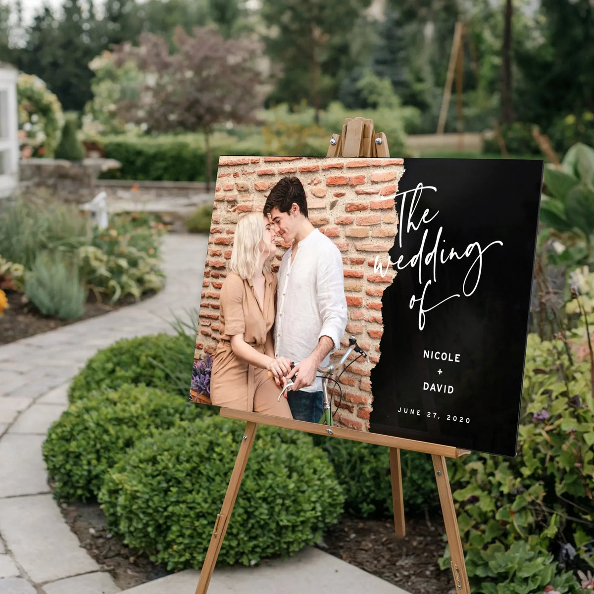 Photo Swash Wedding Welcome Sign