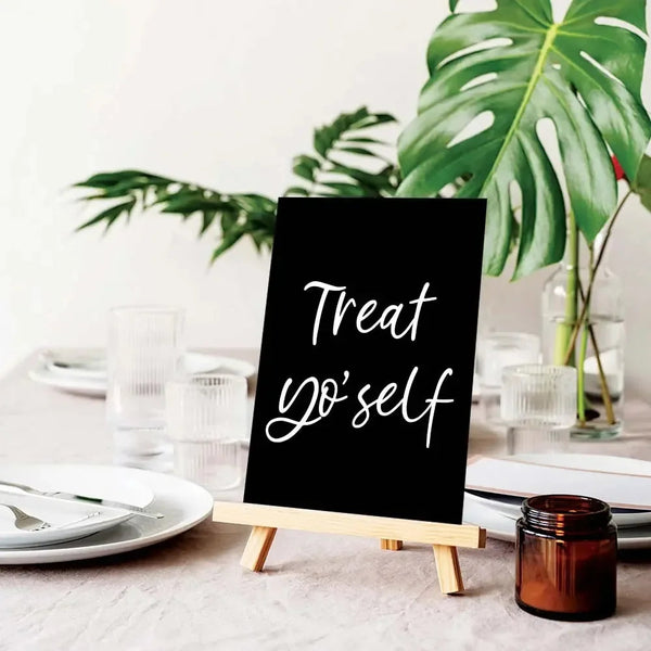 Treat Yo Self Wedding Table Sign