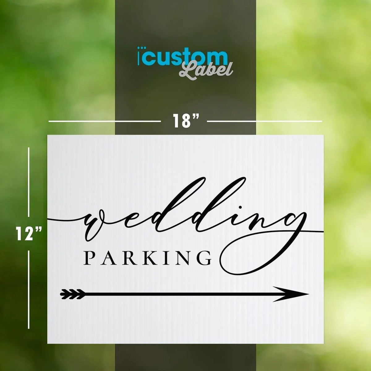 Wedding Parking Yard Sign