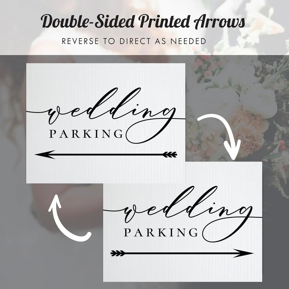 Wedding Parking Yard Sign