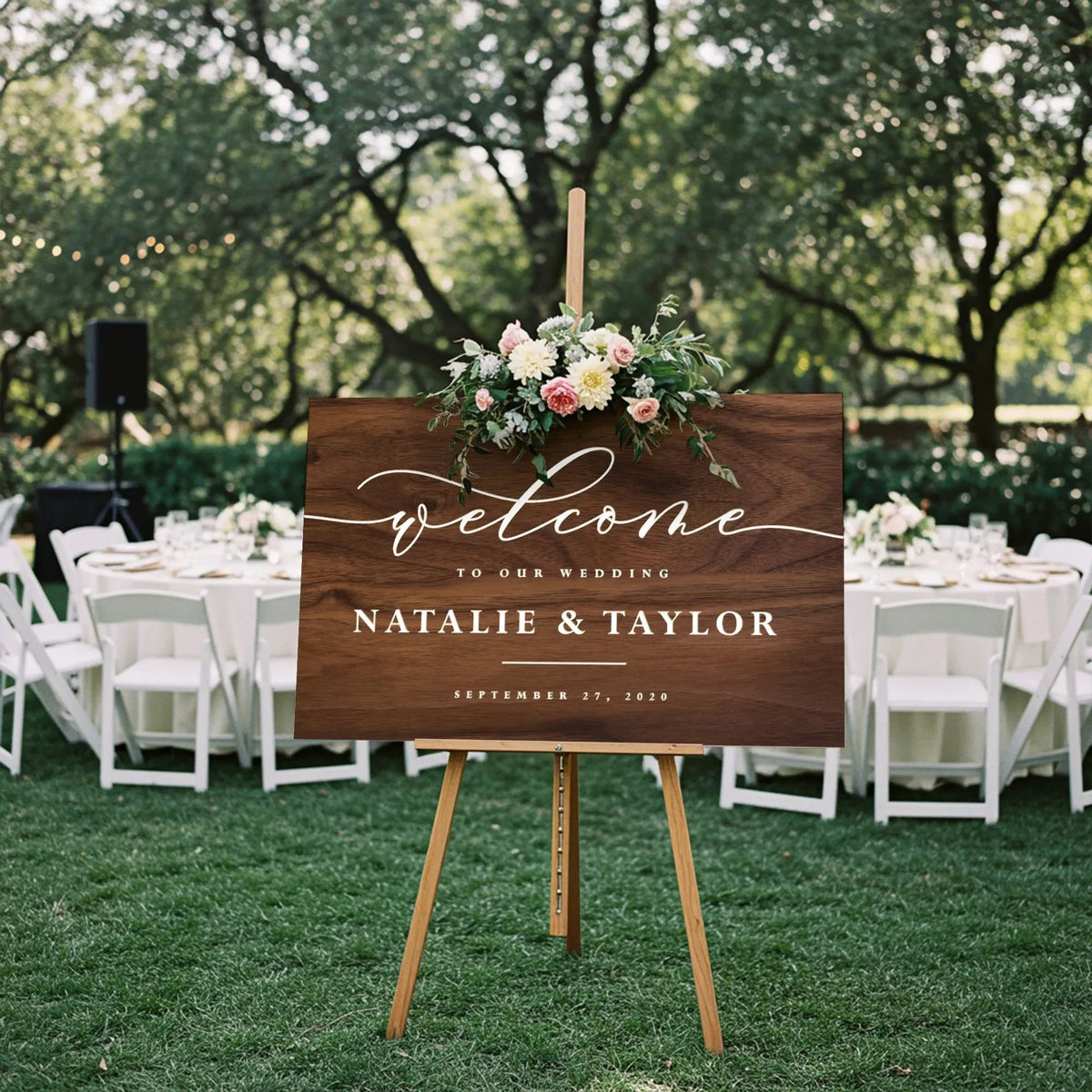 Wooden Wedding Sign